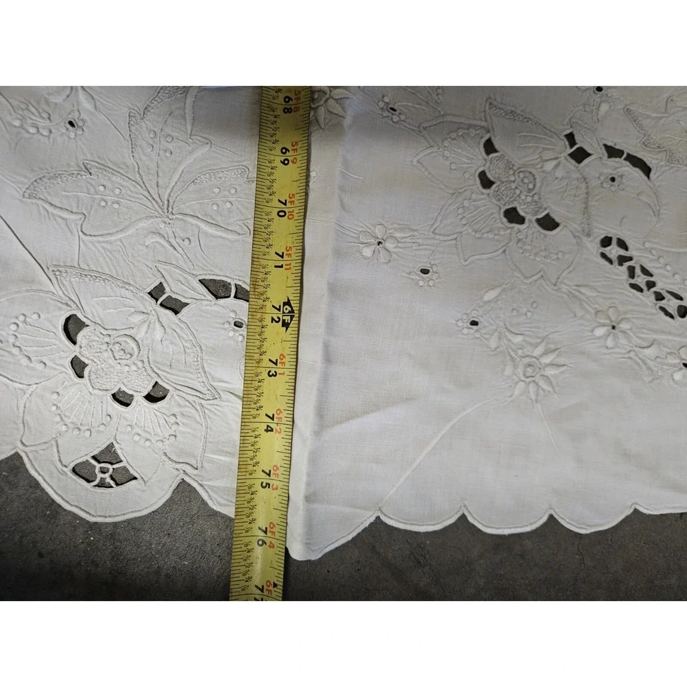 2 Round Antique Table Clothes
